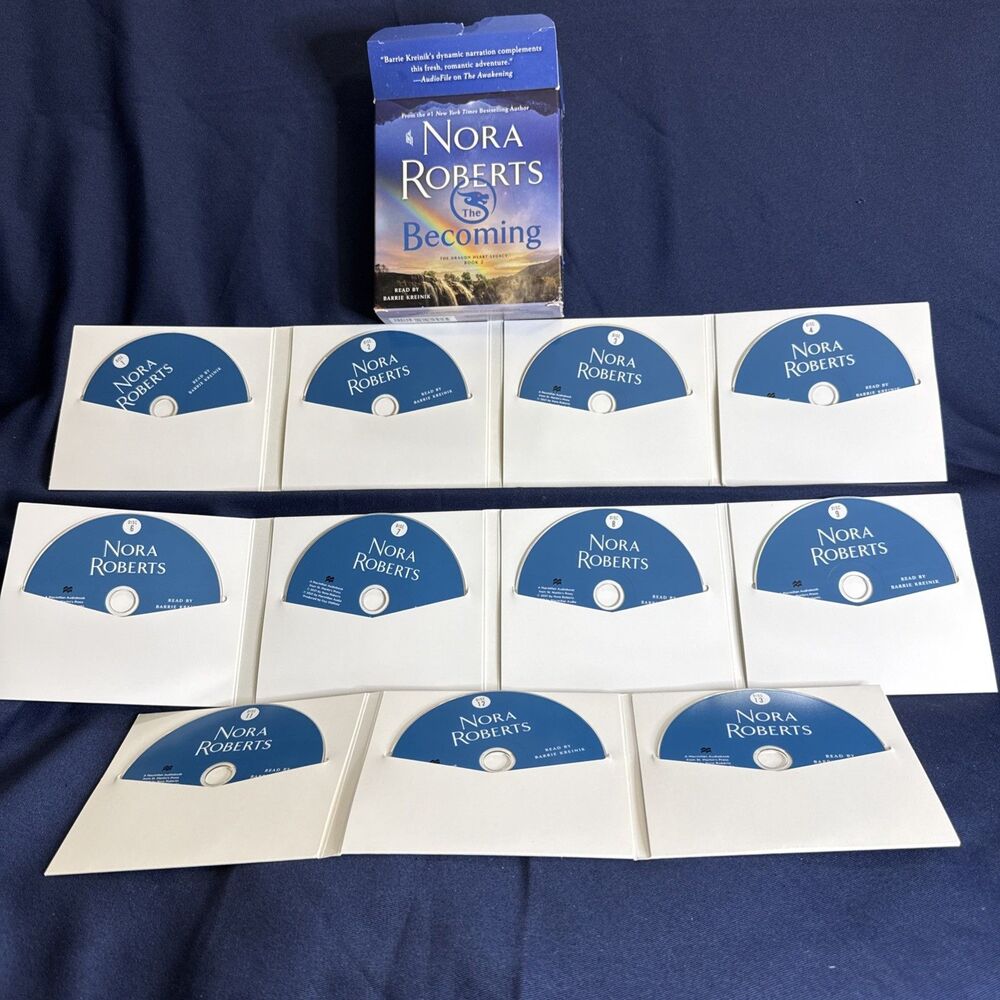 The Becoming: The Dragon Heart Legacy, Book 2 by Nora Roberts (English) 13 CD’s